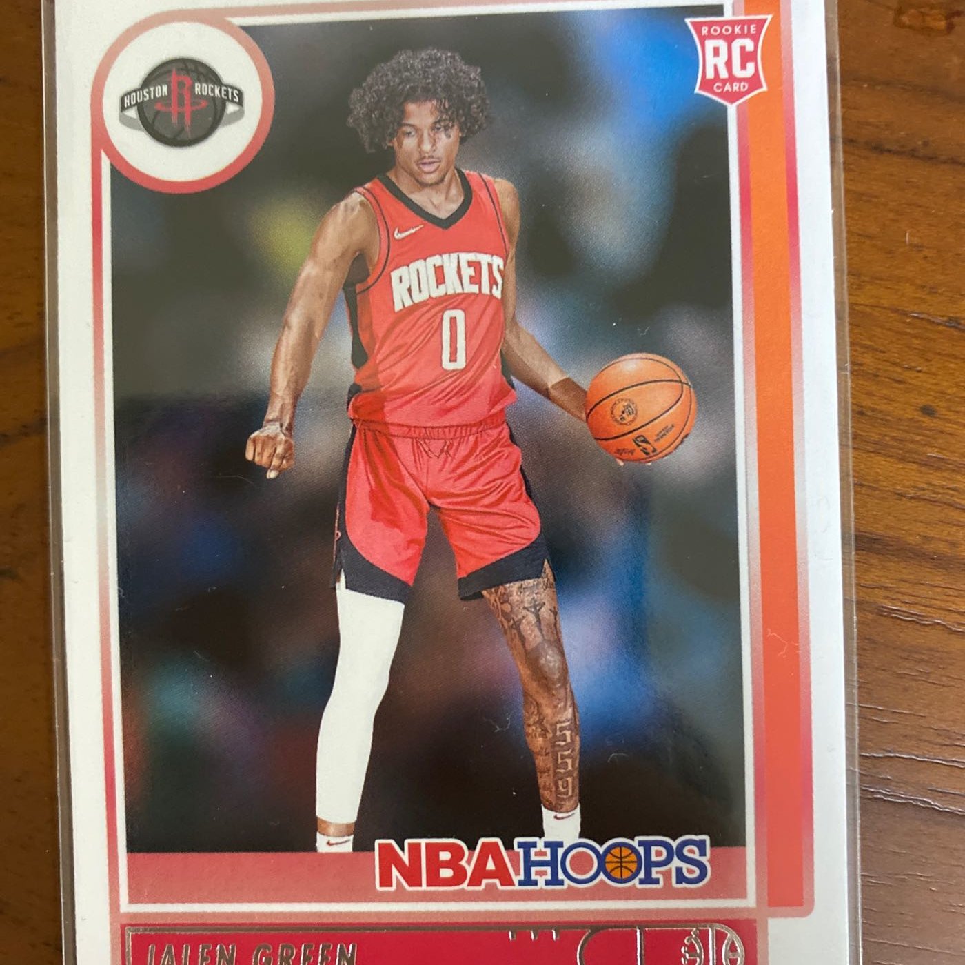 Jalen Green 2021-22 NBA Hoops RC 球員卡新人卡Rookie 火箭Panini