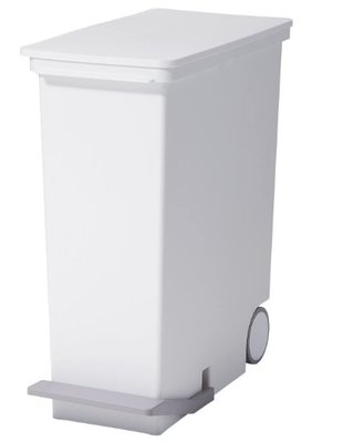 19293c 日本製 好品質 側開 大容量 腳踏式腳踩式開蓋 白色 垃圾桶 客廳房間廚房垃圾桶廚餘回收桶垃圾桶儲物桶