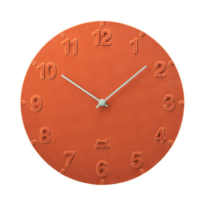 BRUNO BCW025 時尚壁鐘 (橘色) 時鐘 壁鐘 質感時鐘 掛鐘