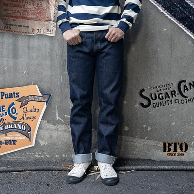 [BTO] 日本東洋集團 SUGAR CANE – 經典 66 年版型復刻中高腰小直筒原色牛仔褲