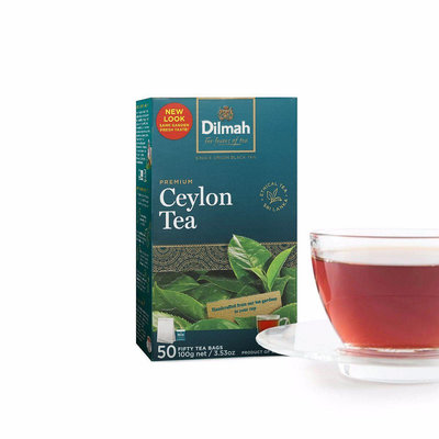 【即享萌茶坊】帝瑪100%錫蘭紅茶50茶包/盒(Dilmah帝瑪錫蘭紅茶50入/盒)促銷中