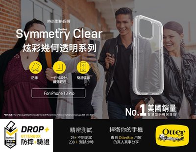 KINGCASE OtterBox iPhone 13 Pro 6.1 Symmetry 炫彩透明保護殼透明