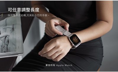 UNIQ Dante Apple Watch米蘭不鏽鋼金屬磁扣 錶環 3/4/5/6代 44mm 42mm蘋果手錶錶帶
