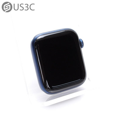 【US3C-台南店】【一元起標】Apple Watch 6 44mm GPS+LTE 藍色 鋁金屬錶框 行動網路版 環境光度感測器 二手智慧穿戴裝置
