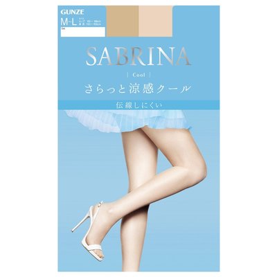 【拓拔月坊】GUNZE 郡是 SABRINA Cool　清爽涼感！UV對策 薄型透明 絲襪　日本製～現貨！