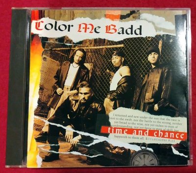 ◎1993年-塗鴉合唱團-時間與機會專輯-等19首好歌-Color Me Badd-Time and Chance◎CD
