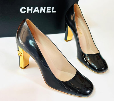 Chanel 附盒防塵袋 未正式穿過 高跟鞋371/2