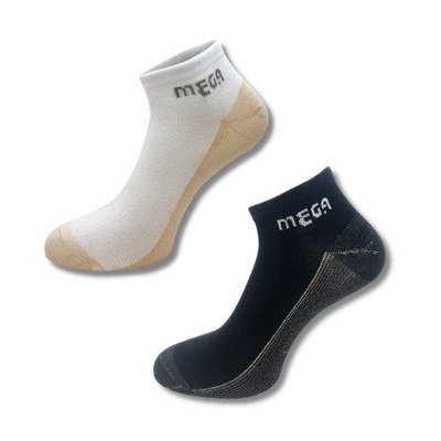 藍鯨高爾夫 【MEGA GOLF】銅纖維抗菌防臭運動襪 男/女襪 #BS-204