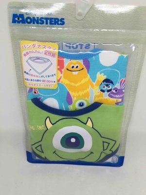 日本 迪士尼 大眼仔 圍兜兜 三角巾 內裡防水層 二件一組 兒童圍兜 吃飯用品 現貨供應