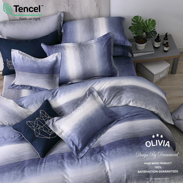 【OLIVIA 】DR5020 雨果 標準單人床包枕套兩件組    MOC莫代爾棉 台灣製