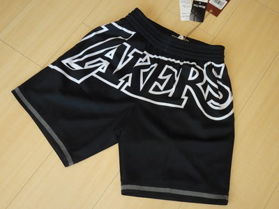 Mitchell &amp; Ness M&amp;N Big Face 3.0 Fashion Lakers湖人球褲 Just Don