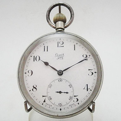 【timekeeper】 1940年瑞士製Limit七石小秒針機械懷錶(免運)