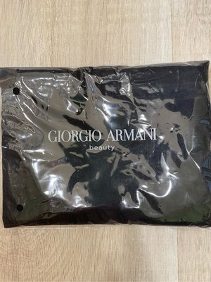 全新 亞曼尼 Giorgio Armani 黑紗輕巧零錢包