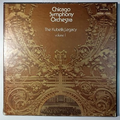 庫貝利克遺產錄音第一卷 1951-53芝加哥交響樂團 水星黑膠3LP套裝