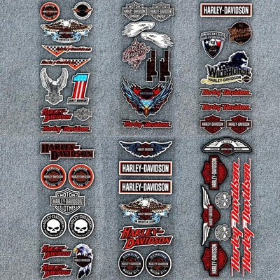 Harley反光 機車貼 哈雷車身裝飾 貼花 PET Harley-Davidson 頭盔貼紙