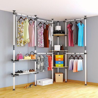 衣櫃家用臥室簡約現代開放式小型簡易衣櫃結實耐用diy組合大櫃子