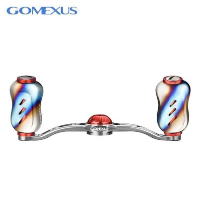 【現貨商品】Gomexus 鈦合金 超輕量化手把 90mm shimano daiwa 小烏龜 水滴輪 捲線器