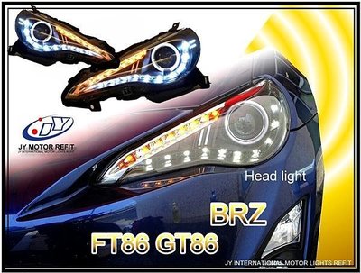 》傑暘國際車身部品《 不打烊 FT86 GT 86 BRZ 炫亮版 光圈魚眼大燈 + DRL 日行燈+ LED方向燈