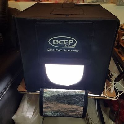 °☆ 珮齊精品舖 ☆° DEEP 45*45*45 cm LED可攜式專業攝影棚 飾品直播專用道具 LED拍照攝影燈箱