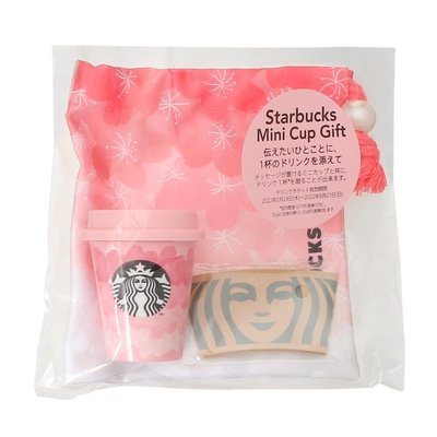 日本Starbucks星巴克限定 2022櫻花系列 迷你杯+束口袋 禮物組