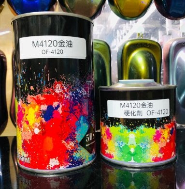 【振通油漆公司】M4120 抗UV金油 亮光漆 耐候性強化 鏡面烤漆金油 歐洲進口台灣分裝(立裝組含硬化劑)元興烤漆