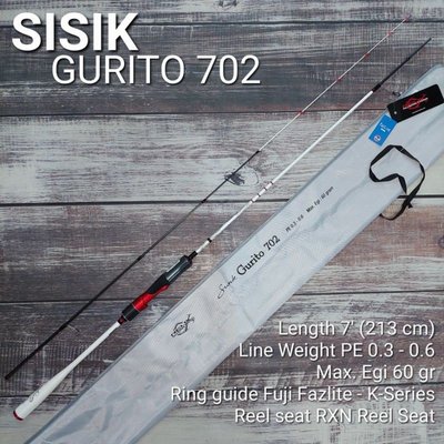 現貨熱銷-釣魚竿旋轉 SISIK GURITO 702 by Relix Nusantara