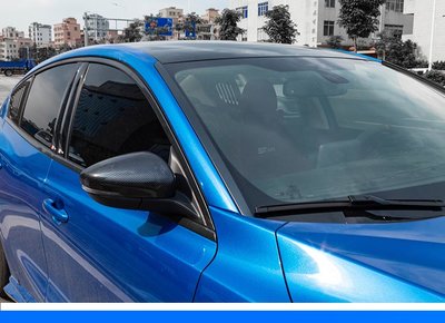 福特 FOCUS MK4 不銹鋼 前檔車窗飾條 2片 碳纖維卡夢 保護框 車窗保護條 汽車車窗電鍍條 不銹鋼保護貼