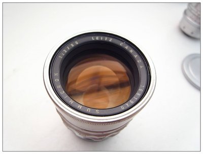 Leitz Leica M 90mm F2 銀色人像鏡頭大頭九 含原廠Nikon轉接環