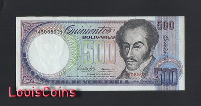 【Louis Coins】B1410-VENEZUELA-1981-1998委內瑞拉紙幣,500