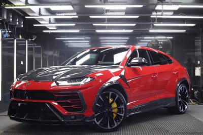 SPY國際 Lamborghini Urus Top款 碳纖維 下擾流 尾翼