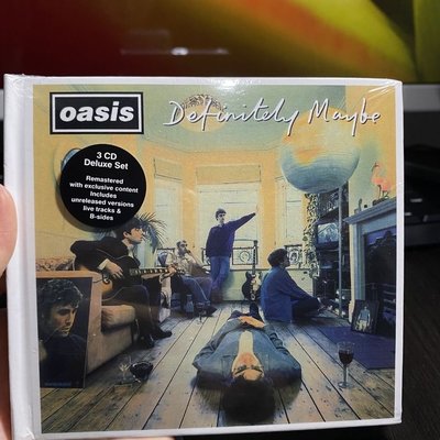 全新未拆~綠洲樂隊 Oasis Definitely Maybe 豪華版 3CD 首張專輯 全新未拆