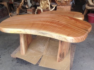 原木桌、休閒桌、實木桌、苦苓、樟木、檜木