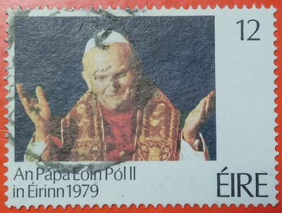愛爾蘭郵票舊票套票 1979 Pope's Visit to Ireland