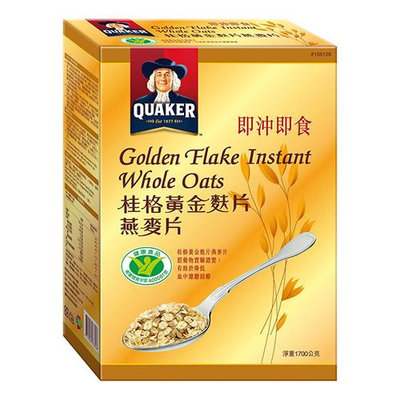 【 現貨 】桂格黃金麩片燕麥片 1.7公斤