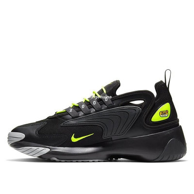 Nike Wmns Zoom 2K 黑 螢光 復古 拼接 經典百搭慢跑鞋 AO0269-00