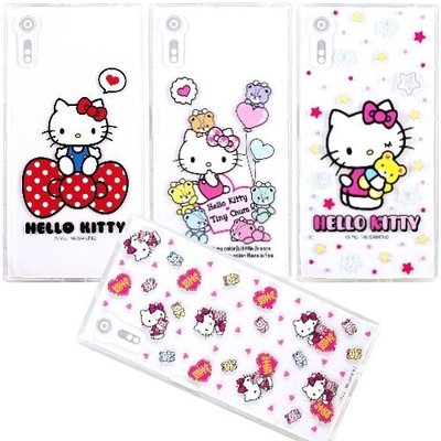 【Hello Kitty】SONY Xperia XZ /XZs 5.2吋 彩繪空壓手機殼