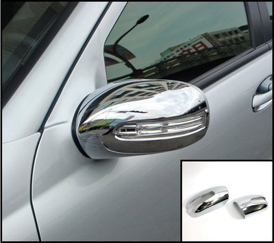 圓夢工廠 Benz 賓士 E W211 E320 E350 E400 E420 E500 鍍鉻後視鏡蓋 後照鏡蓋 照後鏡