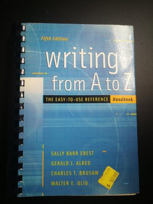 原文寫作工具書 Writing from A to Z, The easy to use Reference handbook 彩色印刷平裝