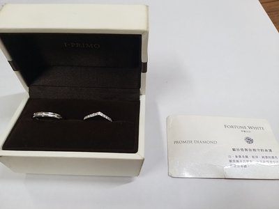 ☆  I-PRIMO PT950 白金鑽石對戒 婚戒 鑽石線戒 9號 /14 號  (保證真品) 可分售 ☆