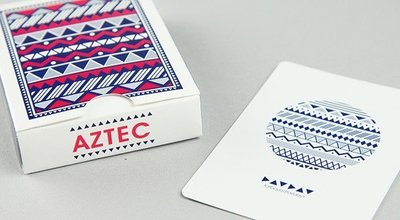 【USPCC撲克】fatboyeatallday 紅藍 AZTEC v3 PLAYING CARDS 紅藍 AZTEC