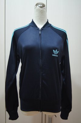 Adidas 愛迪達 藍色 三葉草 女生 運動外套 特價 1500