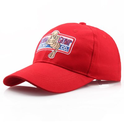 阿甘的傳奇紅色帽子帆布太陽帽廠價歐美流行游戲周邊禮物