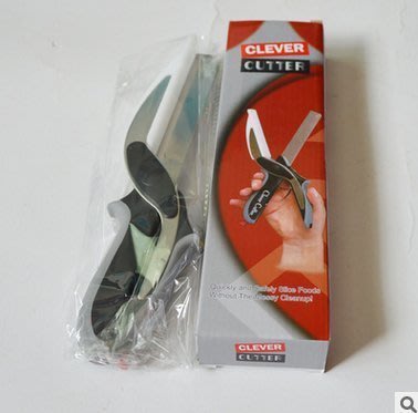 Clever cutter 刀具砧板二合一 廚房神器 切菜神器 切菜剪刀 新版卡簧式