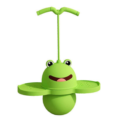 青蛙跳跳球兒童蹦蹦球平衡健身彈力球幼兒園小孩彈跳球玩具