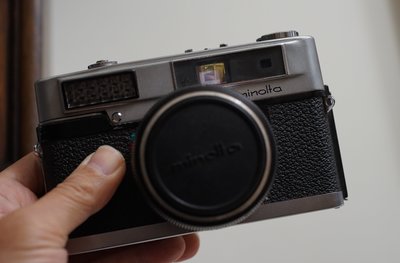 【售】漂亮日本 Minolta Uniomat第一代相機 免電池太陽能光電測光