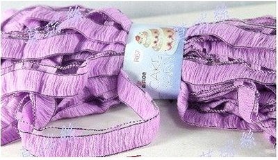 【莫瑞絲】蛋糕紗(波浪線) 毛線/玩偶娃娃/毛衣 /禮品包裝/圍巾DIY 原價100元/特價60元