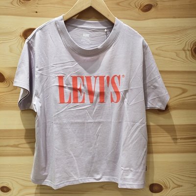 100％原廠 全新正品 Levis李維斯20女生經典款香芋色純棉短袖T恤69973-0099 699730099