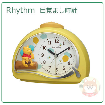 【現貨】日本 RHYTHM 麗聲鐘 DISNEY 小熊維尼 維尼熊 立體 時鐘 鬧鐘 電子音 4SE561MC33