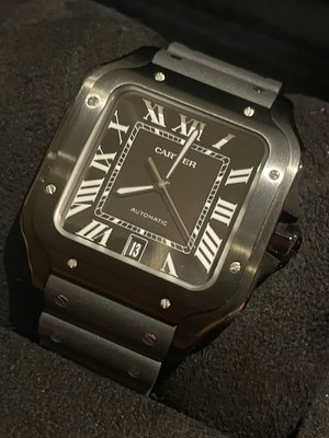 CARTIER 手錶型號：SANTOS ADLC WSSA0039 如圖新