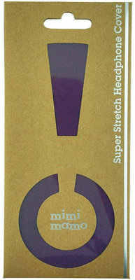 [ 平廣 配件 mimimamo 紫色 M號 超彈性耳機保護套 耳罩布 耳罩式耳機 可水洗重複使用 抗菌 日本製